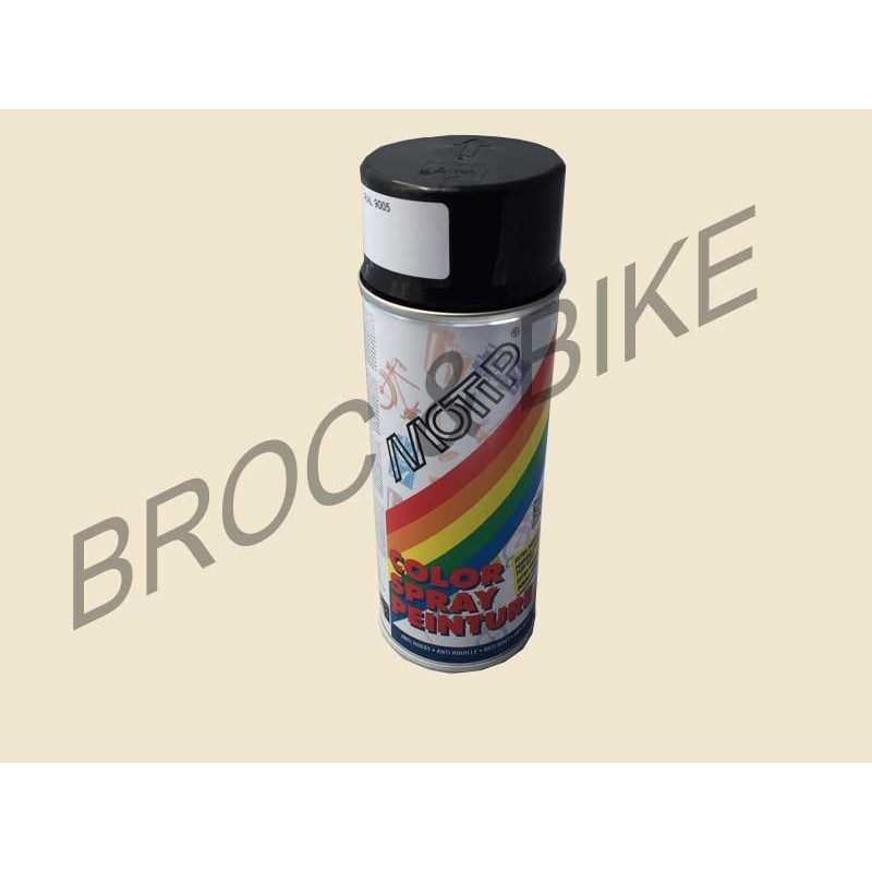 Peinture noir brillant MOTIP 500ml - Auto5