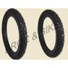 Lot de 2 pneus DURO TRAIL HF333 K550 4.10-18 et 2.75-21 IDEAL 125 DTMX