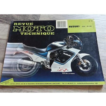 RMT n°66 SUZUKI  1100 GSX-R 1986 - 1987