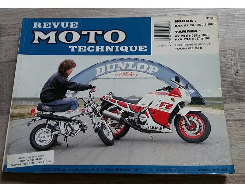 revue technique fzx 750