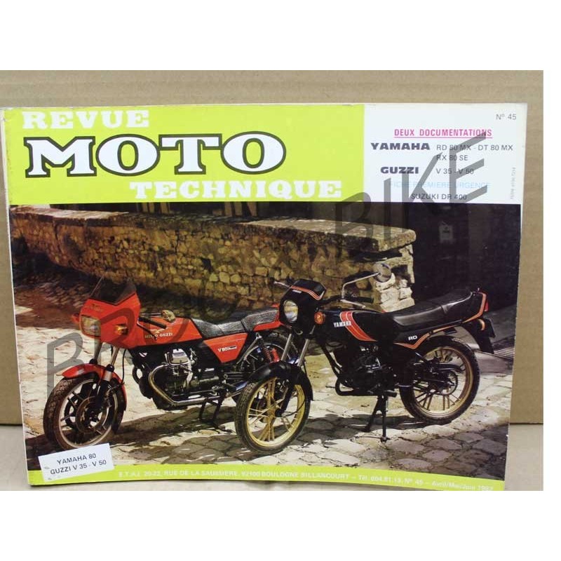 RMT n°45 YAMAHA RD DT RX 80 MX  / GUZZI V35 V50