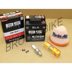 KIT redémarrage 125 DTMX 1980-1992  Filtre bougie batterie sans entretien